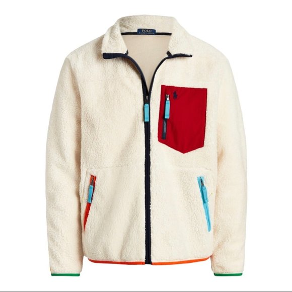 Polo Ralph Lauren Other - Polo Ralph Lauren Fuzzy Zip-Up Sweater NWT